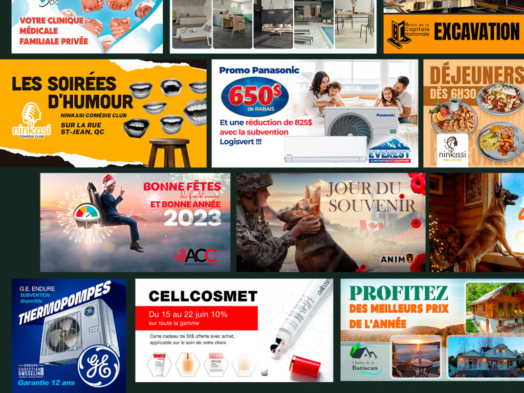Visuel publicitaire faits par Interweb Evolution